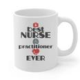 Nurse Practitioner Graduation FNP MSN Nurses Week Graphic Print Coffee Mug