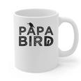 Papa Bird Father Day Dad Birds Quote Saying Graphic Print Coffee Mug
