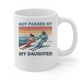 Got Passed By My Daughter Skiing Dad Graphic Print Coffee Mug