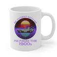 Be Patient With Me I'm From The 1900s Synthwave Premium Graphic Print Coffee Mug