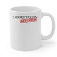 PhD Thesis Defense Graphic Doctoral Graduation Graphic Print Coffee Mug