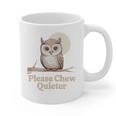Please Chew Quieter Introvert Christmas Bird Lover Graphic Print Coffee Mug Please Chew Quieter Introvert Christmas Bird Lover Graphic Print Coffee Mug