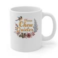 Please Chew Quieter Sarcastic Introvert Humor Graphic Print Coffee Mug