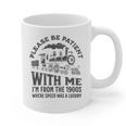 Please Be Patient With Me I'm From The 1900s Funny Train Premium Graphic Print Coffee Mug