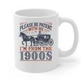 Please Be Patient With Me I'm From The 1900s Retro Nostalgic Graphic Print Coffee Mug