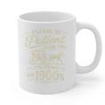 Please Be Patient With Me I'm From The 1900s Retro Premium Tri-Blend Graphic Print Coffee Mug