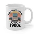 Please Be Patient I'm From The 1900s Retro Vintage Computer Graphic Print Coffee Mug