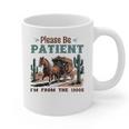Please Be Patient I'm From The 1900s Stagecoach Western Vint Premium Tri-Blend Graphic Print Coffee Mug