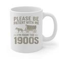 Please Be Patient I'm From The 1900s Vintage Over The Hill Premium Tri-Blend Graphic Print Coffee Mug