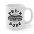 Pre-K Dude Shirt Boy Girl Graduation Back To School Graphic Print Coffee Mug