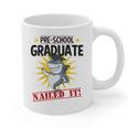 Pre K Nailed It Shirt 2019 Shark Graduation TShirt Graphic Print Coffee Mug