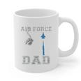 Proud Air Force Dad US Air Force Graduation Dad Graphic Print Coffee Mug