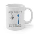 Proud Air Force Husband US Air Force Graduation Husband Graphic Print Coffee Mug