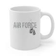 Proud Air Force Wife Air Force Graduation USAF Wife Graphic Print Coffee Mug