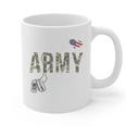 Proud Army Mom Army Graduation Mom US Army Mom Graphic Print Coffee Mug