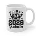 Proud Auntie Of Two 2026 Graduates Graduation Graphic Print Coffee Mug