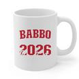 Proud Babbo Of a Class Of 2026 Graduate For Graduation Graphic Print Coffee Mug