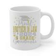 Proud Brother In Law Of 5th Grade Graduate 2024 Graduation Graphic Print Coffee Mug