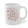 Proud Class Of 2026 Graduate Doodle Senior Graduation Premium Tri-Blend Graphic Print Coffee Mug
