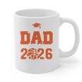 Proud Dad Of A 2026 Senior Basketball Graduation Family Graphic Print Coffee Mug