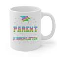 Proud Parent Of Kindergarten Graduate 2024 Graduation Parent Premium Graphic Print Coffee Mug