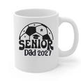 Proud Senior Dad Soccer Class Of 2027 Graduation Graduate Graphic Print Coffee Mug