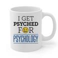 I Get Psyched For Psychology Psychologist Graduation Graphic Print Coffee Mug