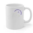 Purple Memory Graphic Print Coffee Mug