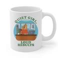 Quiet Girl Loud Results Introvert Office Staff Secretary Graphic Print Coffee Mug Quiet Girl Loud Results Introvert Office Staff Secretary Graphic Print Coffee Mug