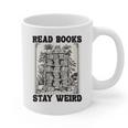 Read Books Stay Weird Book Lover Joke Introvert Reading Graphic Print Coffee Mug Read Books Stay Weird Book Lover Joke Introvert Reading Graphic Print Coffee Mug