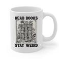 Read Books Stay Weird Book Lover Joke Introvert Reading Graphic Print Coffee Mug Read Books Stay Weird Book Lover Joke Introvert Reading Graphic Print Coffee Mug
