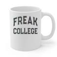 Retro Anti Social FREAK COLLEGE Introvert Stay Away From Me Graphic Print Coffee Mug