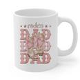 Rodeo Dad Pink Boots Coquette Cow-Girl Birthday Party Graphic Print Coffee Mug
