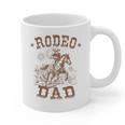 Rodeo Dad Western Cowboy Daddy Family Matching Father's Day Graphic Print Coffee Mug