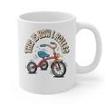 This How I Rolled Retro Tricycle 80s 90s Kid Nostalgia Graphic Print Coffee Mug
