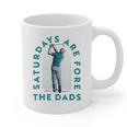 Saturdays For Dads Golfer Father's Day Graphic Print Coffee Mug