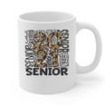 Senior 2021 Grad Class Of 2021 Graduation Leopard Cheetah Graphic Print Coffee Mug