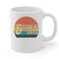 Senior 2023 Graduation My Last First Day Of Class Of 2023 Graphic Print Coffee Mug
