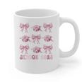 Senior 2025 Coquette Pink Bow Class Of 2025 Graduation Girls Graphic Print Coffee Mug