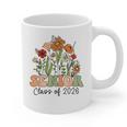 Senior 2026 Graduate Class Of 2026 Wildflowers Graduation Graphic Print Coffee Mug