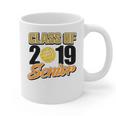 Senior Class Of 2019 Tshirt Graduation School Volleyball Graphic Print Coffee Mug