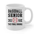 Senior Class Of 2025 Baseball Senior Night Graduation Party Graphic Print Coffee Mug