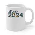 Senior Graduation Class Of 2024 Cute Senior 2024 Flowers Graphic Print Coffee Mug