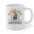 So Done With Being Interrupted Sick And Tired Introvert Premium Tri-Blend Graphic Print Coffee Mug