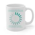 Social Introvert's Overthinking Please Wait Awkward Humor Graphic Print Coffee Mug Social Introvert's Overthinking Please Wait Awkward Humor Graphic Print Coffee Mug