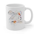 Splash Water Frutiger Aero Y2K Style Clownfish Premium Graphic Print Coffee Mug