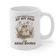 Stay At My Pad And Read Books Frog Introvert Reading Graphic Print Coffee Mug Stay At My Pad And Read Books Frog Introvert Reading Graphic Print Coffee Mug