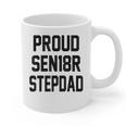 Stepfather SEN18R Graduation Party Stepdad Senior 2018 Shirt Graphic Print Coffee Mug