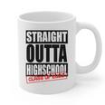 Straight Outta High School Class Of 2023 Graduation Graphic Print Coffee Mug