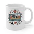 Summer ’95 Retro Cassette Tape Nostalgia Music Lover Premium Tri-Blend Graphic Print Coffee Mug